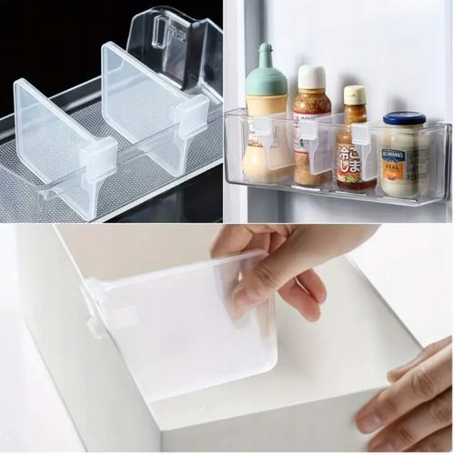 Organizery Przegrody Do Lodówki Na Drzwi Przegródki Zestaw 8 Sztuk 6x5cm na Arena.pl