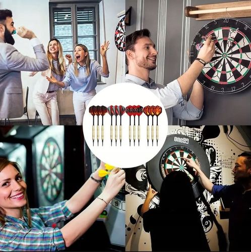 RZUTKI DART ZESTAW 12 RZUTEK LOTEK DO DARTA LOTKI 100 GROTÓW + 42 PIÓRKA na Arena.pl