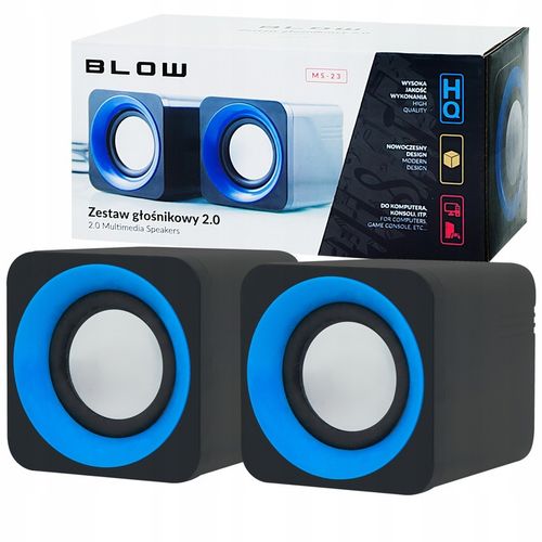 GŁOŚNIKI KOMPUTEROWE BLOW 2.0 DO PC LAPTOPA USB na Arena.pl