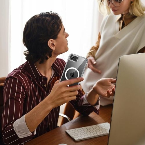 Etui do MagSafe WZMACNIANE 360° CLEAR CASE + 2x SZKŁO do IPHONE 16e na Arena.pl