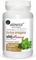 Aliness Olej z Dzikiego OREGANO STRONG Karwakrol 90% Odporność BAKTERIE 90k