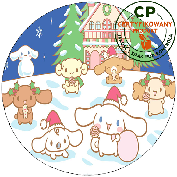 Opłatek na tort Cinnamoroll zdjęcie 1