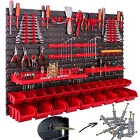 Tablica warsztatowa narzędziowa 115x78 cm ścianka garaż z kołkami montażowymi