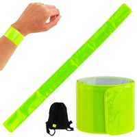 Opaska Odblaskowa Samozaciskowa Żółta Odblaskowa Bhp