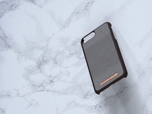 Materiałowe etui do iPhone 8 Plus/7 Plus/6s Plus/6 Plus (Dark Brown na Arena.pl