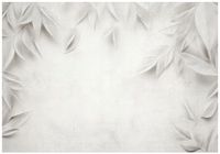 FOTOTAPETA LIŚCIE BETON SZARA KUCHNIA SYPIALNIA SALON TAPETA 250x175