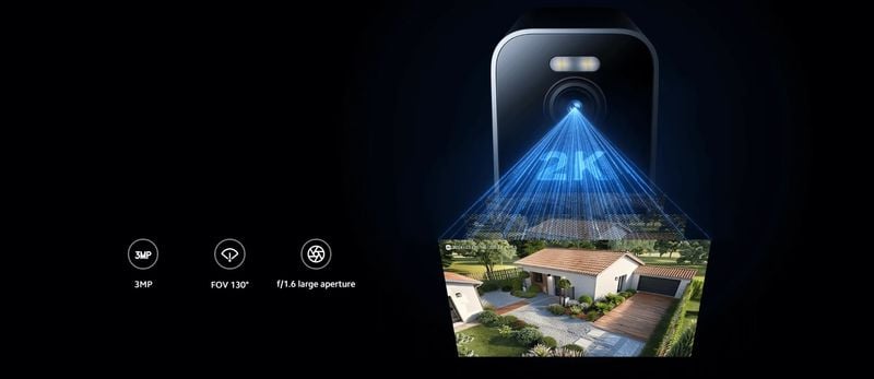 Kamera IP Xiaomi Outdoor Camera BW300 zdjęcie 3
