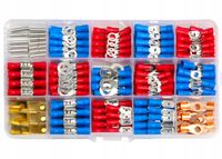 ZESTAW KONEKTORÓW IZOLOWANYCH 300 szt MIX KONEKTOR ZŁĄCZKI KOŃCÓWKI ELEKTRO