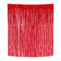 Włosy anielskie dekoracja na choinkę, czerwony