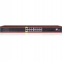 SWITCH POE GETFORT 16GE+2SFP Gigabit 300W