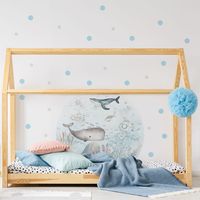 Naklejka Załóżkownik Wieloryby rozmiar XXL