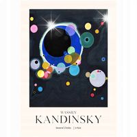 Plakat 59,4x42 A2 KANDINSKY abstrakcja artysta nowoczesny sztuka 20 WZORÓW