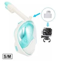 MASKA DO NURKOWANIA PEŁNOTWARZOWA- FAJKA z uchwytem na kamerę GoPro S/M