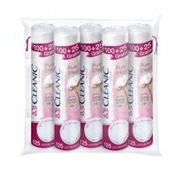 2X Cleanic Płatki Kosmetyczne Pure Effect 625 szt.
