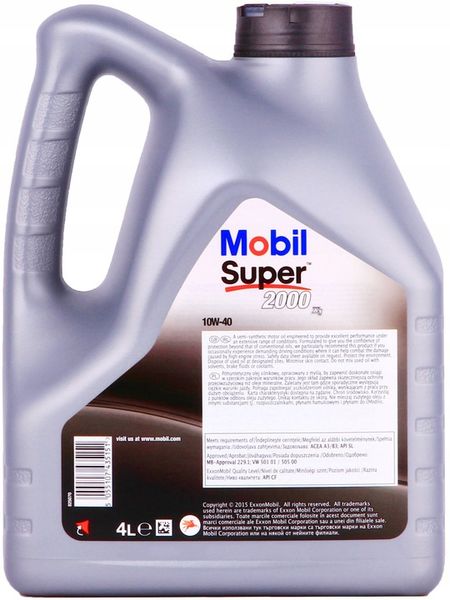 MOBIL SUPER 2000 X1 10W40 4L zdjęcie 7