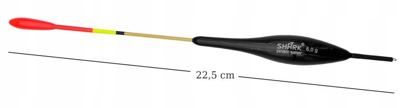 Spławik Przelotowy z BALSY SHARK Perfekt Hunter 6 g / 22,5 cm zdjęcie 2