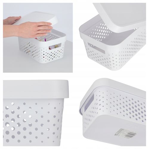 Curver Pojemnik Pudełko Ażurowe Eko 4,5 L Biały na Arena.pl