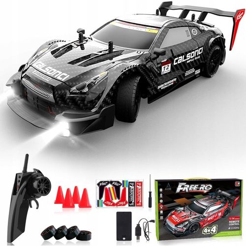 SAMOCHÓD RC DO DRIFTU AUTO WYŚCIGOWE ZDALNIE STEROWANE DRIFT 4x4 PILOT 2,4 na Arena.pl