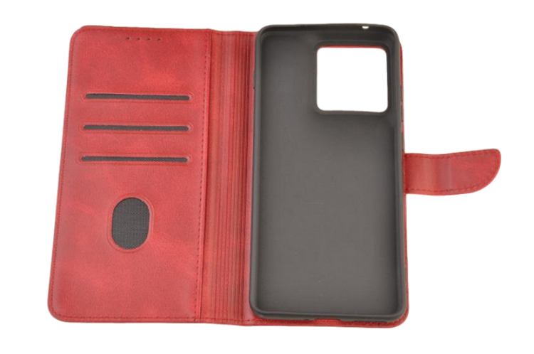 Etui portfel Wallet do Motorola Edge 70 czerwony zdjęcie 4