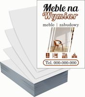 Ulotki A6 reklamowe firmowe 5000szt różne wzory MEBLE NA WYMIAR