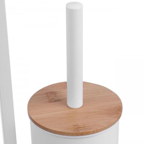Zestaw łazienkowy Kosz na śmieci i stojak na szczotkę i papier  bialy bmbu na Arena.pl