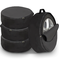 4x POKROWIEC NA KOŁO ZAPASOWE DOJAZDOWE 5XL POKROWCE 26 X 81CM SUV KOMPLET