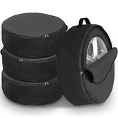 4x POKROWIEC NA KOŁO ZAPASOWE DOJAZDOWE 5XL POKROWCE 26 X 81CM SUV KOMPLET