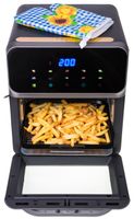 Frytkownica beztłuszczowa Linbox 8 l 1400 W srebrna z regulacją temperatury