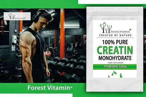 PURE CREATINE 500g KREATYNA MONOHYDRAT SIŁA MASA na Arena.pl