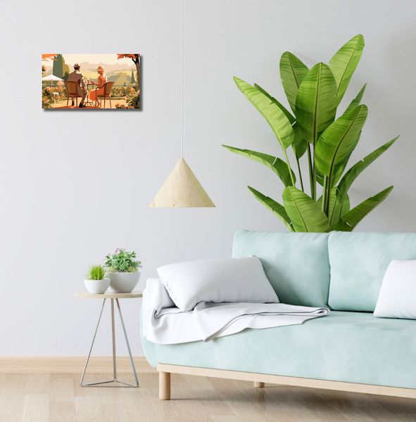 Obraz 40x20cm Retro Randka zdjęcie 2