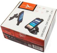 Uchwyt samochodowy na tablet do zagłówka i na szybę 2w1