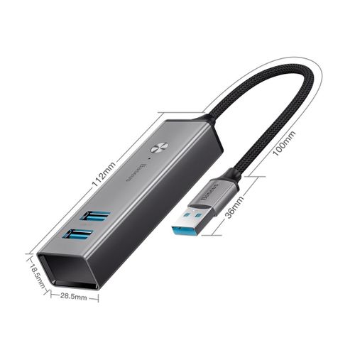 BASEUS HUB adapter rozdzielacz 3xUSB 3.0 2xUSB 2.0 na Arena.pl