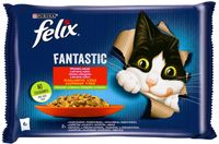 PURINA FELIX FANTASTIC WIEJSKIE SMAKI W GALARETCE Z WARZYWAMI 4 X 85 G