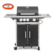 GRILL GAZOWY NEBRASKA ACTIVA 3+1 ŻELIWNY RUSZT