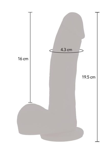 magnetic pulse trusting dildo light skin tone zdjęcie 6