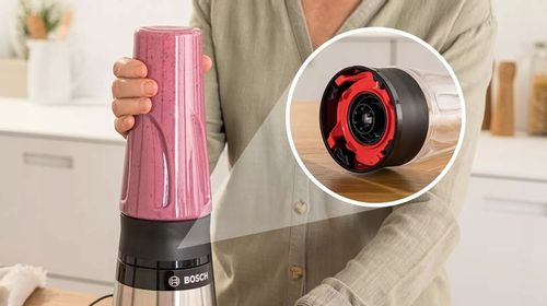 Butelka to go bottle Bosch MMZBTK1B 800ml Do robotów kuchennych i blenderów na Arena.pl