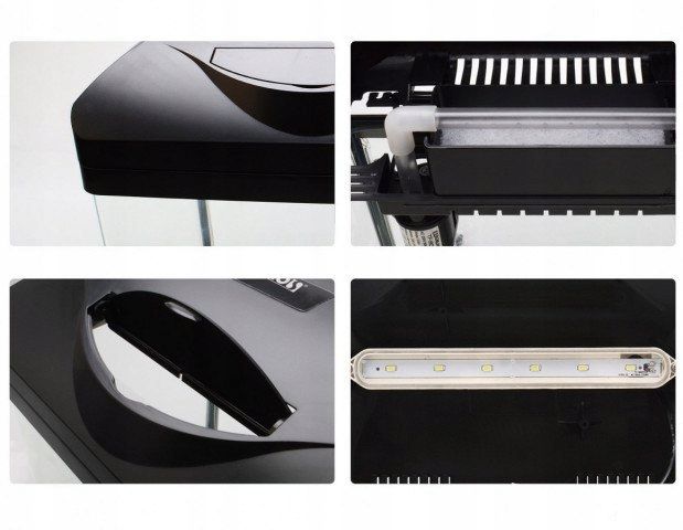 INVITAL EasyTank PRO LED 30L czarny zdjęcie 8