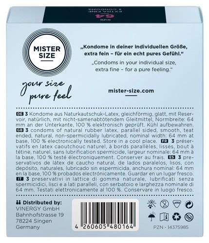 mister size 64mm pack of 3 na Arena.pl