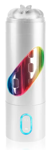 pet wibrująca maszyna intymna 9 trybow rotacji biała 24,1 cm na Arena.pl