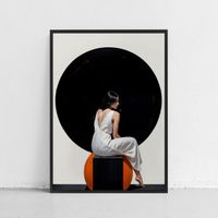 Plakat obrazy galeria sztuka 61x91 cm w czarnej ramie