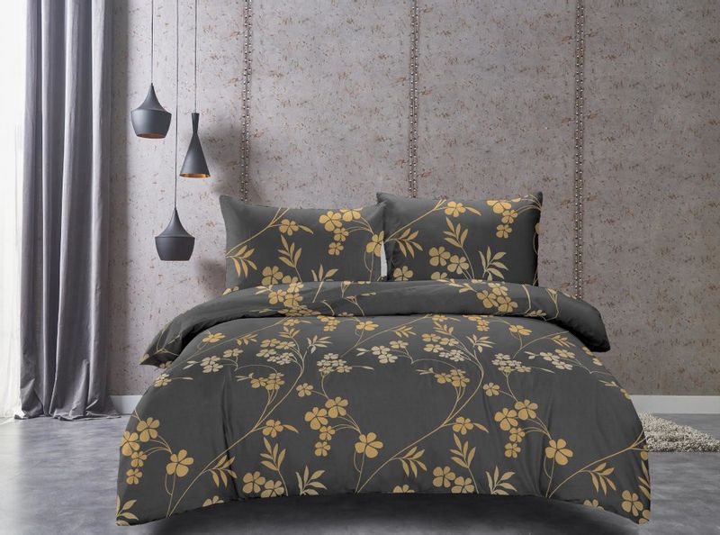 Pościel Satynowa 160X200 Kwiaty 2358 zdjęcie 3