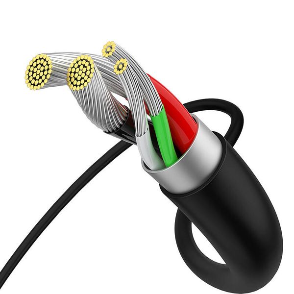 Kabel USB do micro USB Baseus Superior Series, 2A, 2m (czarny) zdjęcie 5