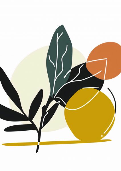 Plakat 42x59,4cm Elegancka Flora zdjęcie 1