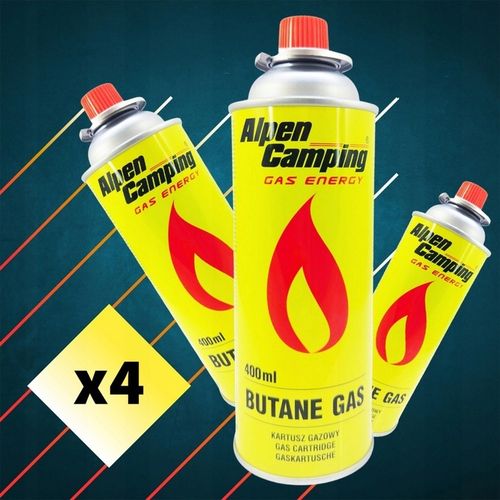 ZESTAW PALNIK 360 NA KARTUSZE LUTLAMPA OPALARKA + 4x GAZ ALPEN CAMPING na Arena.pl