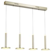 LAMPA wisząca OLIVIER MD17033012-4B GOLD Italux metalowa OPRAWA listwa LED 60W 3000K zwis spodki złote