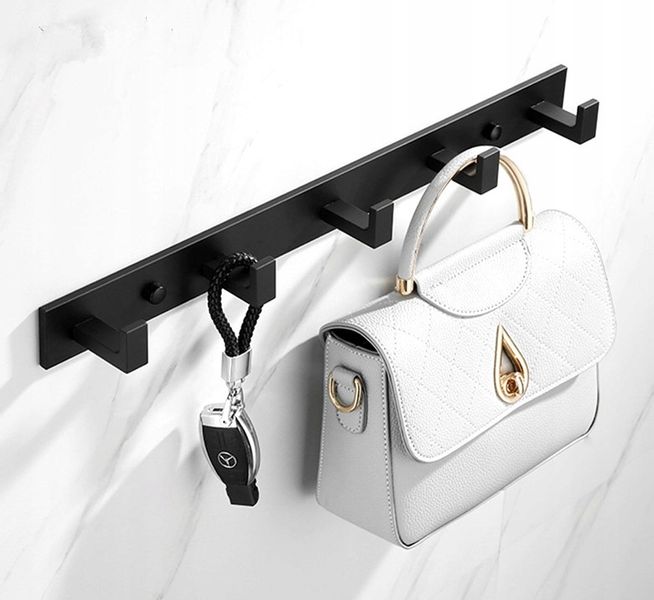 Panel Wieszak Haczyki Mocny Czarny zdjęcie 5