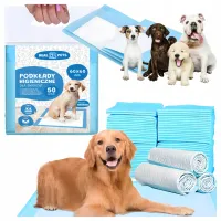 Podkłady Maty Higieniczne dla Psa do Nauki Sikania Xl 60x60cm Grube 50 szt