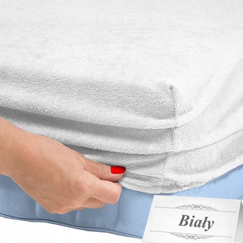 PRZEŚCIERADŁO FROTTE Z GUMKĄ 90x200 GRUBE BAWEŁNA na Arena.pl