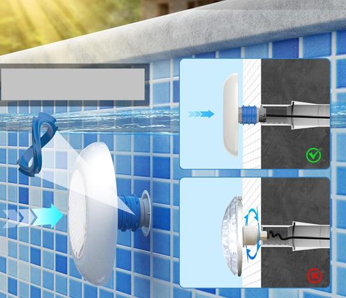 Reflektor LED basenowy LyLmLe 12W IP68 12V Ø190 mm 2 kolory (3000K/6000K) na Arena.pl