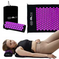 MATA DO AKUPRESURY DO MASAŻU Z KOLCAMI ZDROWOTNA RELAKSUJĄCA + PODUSZKA